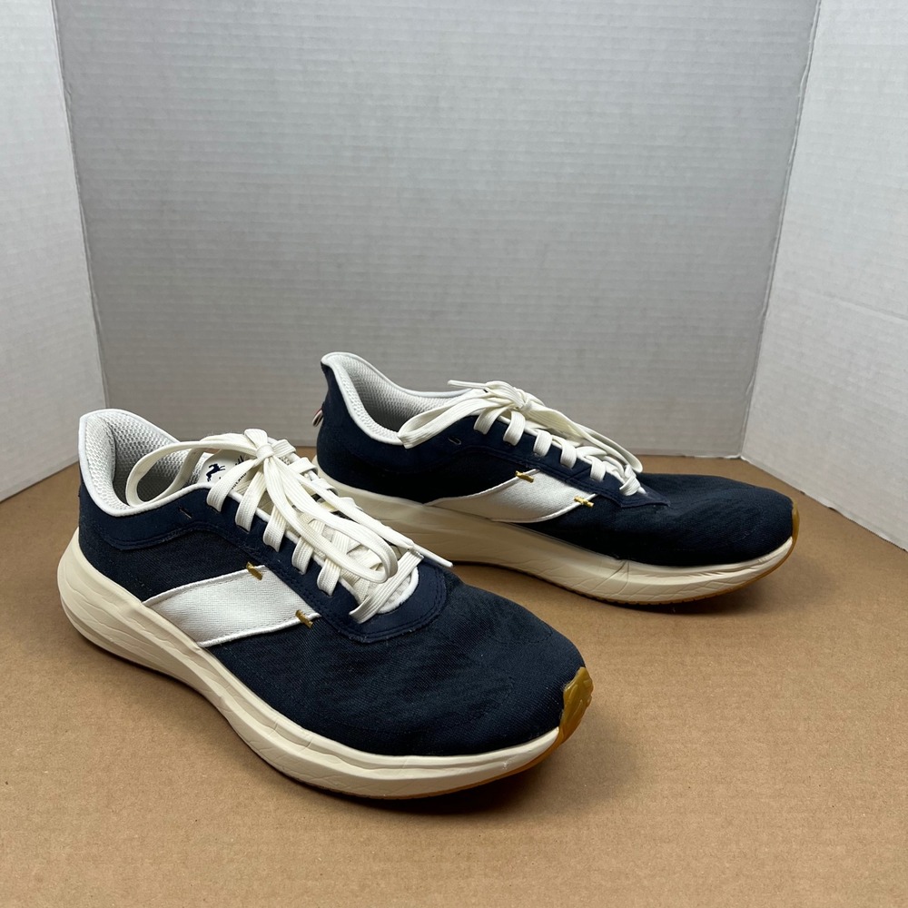 Tracksmith Eliot Runner Mens 9.5 Navy Running Training Sneakers Shoes